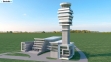 Novi kontrolni toranj na aerodromu "Nikola Tesla" - 3D prikazi