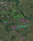 Vodovod Makiš-Mladenovac - Mapa